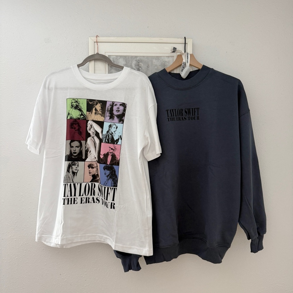 Authentic NEW Taylor Swift The Eras Tour BUNDLE Sweatshirt, T-Shirt, Wristband